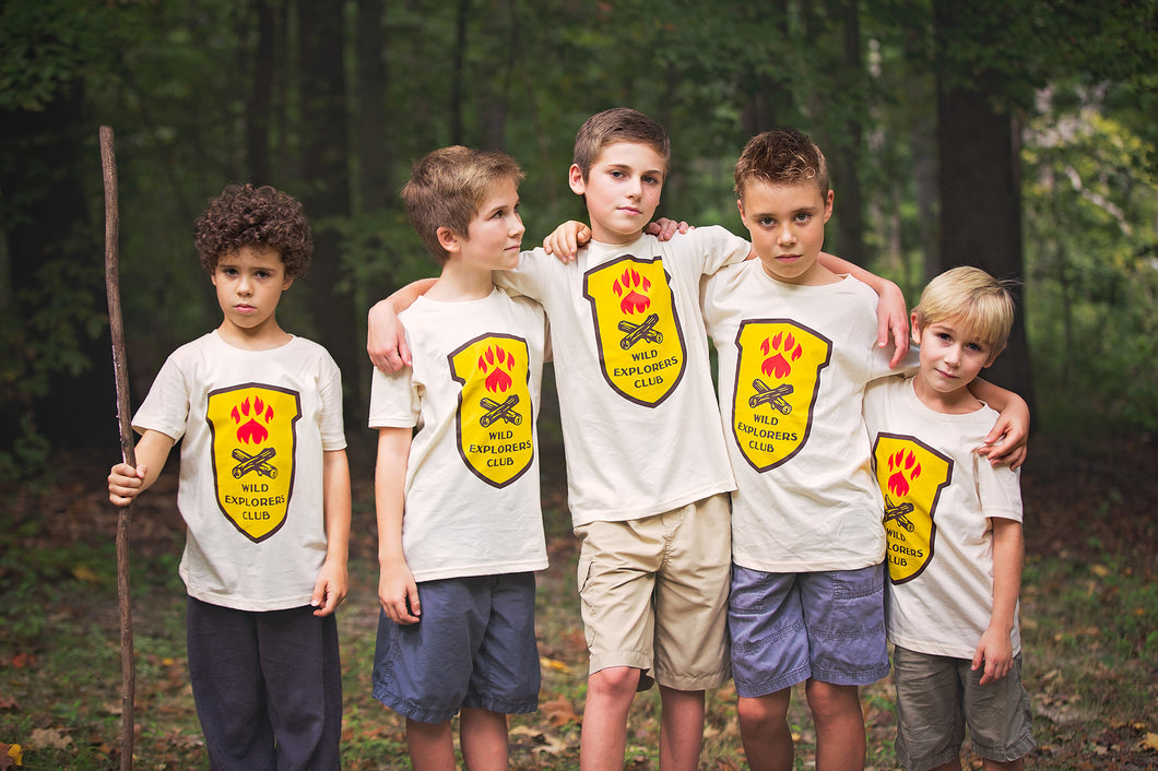 Wild Explorers Organic T-Shirt - Cream